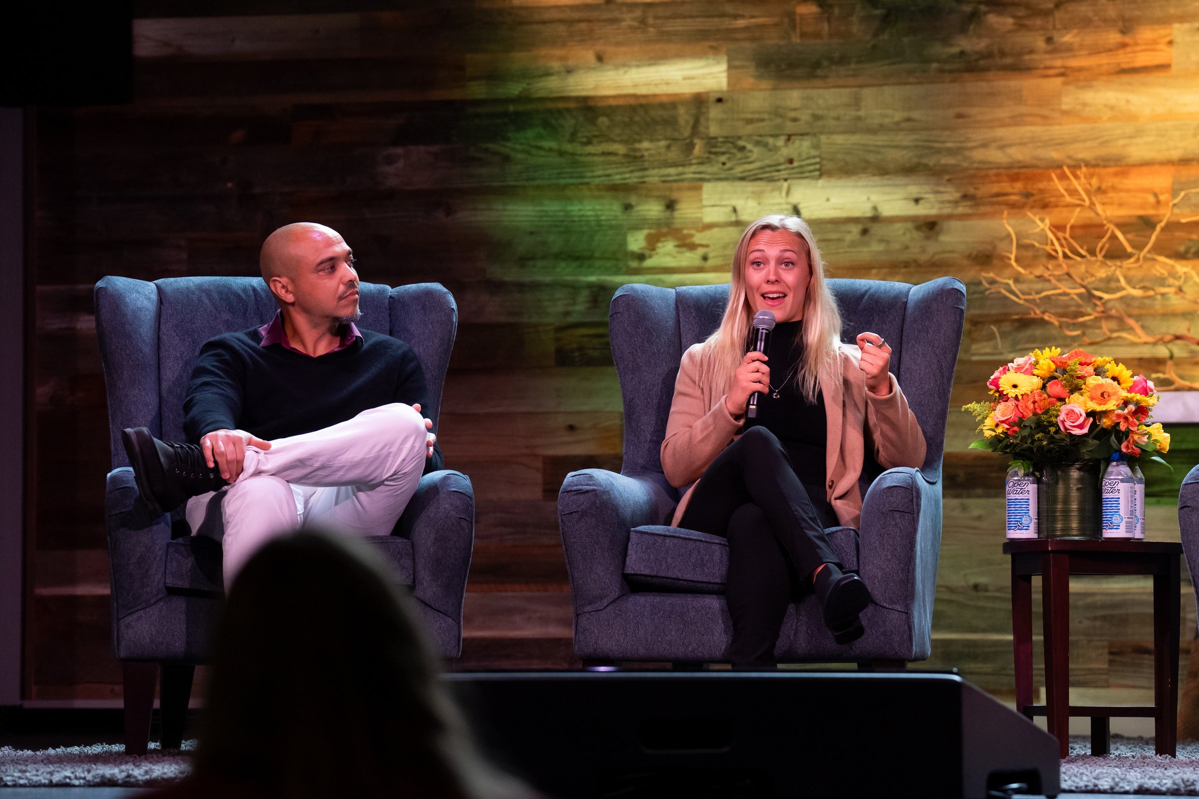 Mia Sundstrom on a panel at Accelerate 2026