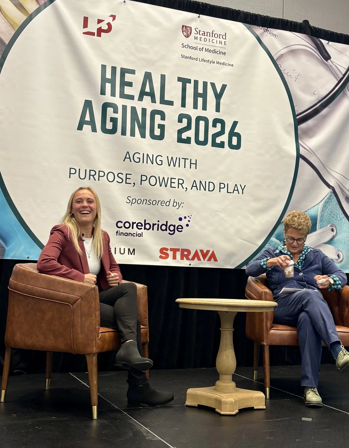 Mia Sundstrom at Stanford Healthy Aging Conference 2026